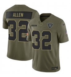 Men Las Vegas Raiders 32 Marcus Allen Olive 2025 F U S E  Salute to Service Limited Stitched Football Jersey Men Las Vegas Raiders 32 Marcus Allen Olive 2025 F U S E  Salute to Service Limited Stitched Football Jersey