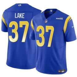 Men Los Angeles Rams 37 Quentin Lake Blue 2025 F U S E  Vapor Untouchable Stitched Football Jersey Men Los Angeles Rams 37 Quentin Lake Blue 2025 F U S E  Vapor Untouchable Stitched Football Jersey