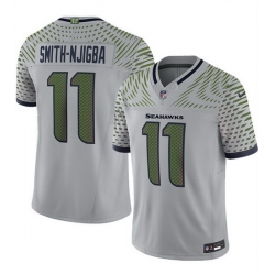 Men Seattle Seahawks 11 Jaxon Smith Njigba Grey 2025 F U S E Rivalries Vapor Untouchable Limited Stitched Football Jersey Men Seattle Seahawks 11 Jaxon Smith Njigba Grey 2025 F U S E Rivalries Vapor Untouchable Limited Stitched Football Jersey