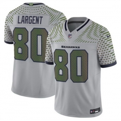 Men Seattle Seahawks 80 Steve Largent Grey 2025 F U S E Rivalries Vapor Untouchable Limited Stitched Football Jersey Men Seattle Seahawks 80 Steve Largent Grey 2025 F U S E Rivalries Vapor Untouchable Limited Stitched Football Jersey