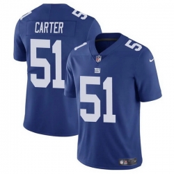 Men New York Giants 51 Abdul Carter Blue 2025 Vapor Untouchable Limited Stitched Jersey Men New York Giants 51 Abdul Carter Blue 2025 Vapor Untouchable Limited Stitched Jersey