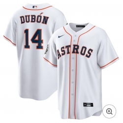 Men Houston Astros 14 Mauricio Dub F3n Nike White Home Jersey Men Houston Astros 14 Mauricio Dub F3n Nike White Home Jersey