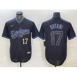 Men Los Angeles Dodgers 17 Shohei Ohtani Black Cool Base Stitched Baseball Jersey 20 Men Los Angeles Dodgers 17 Shohei Ohtani Black Cool Base Stitched Baseball Jersey 20