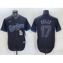 Men Los Angeles Dodgers 17 Shohei Ohtani Black Cool Base Stitched Baseball Jersey 8 Men Los Angeles Dodgers 17 Shohei Ohtani Black Cool Base Stitched Baseball Jersey 8