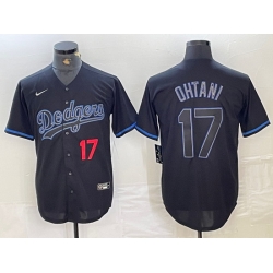 Men Los Angeles Dodgers 17 Shohei Ohtani Black Cool Base Stitched Baseball Jersey Men Los Angeles Dodgers 17 Shohei Ohtani Black Cool Base Stitched Baseball Jersey