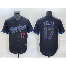 Men Los Angeles Dodgers 17 Shohei Ohtani Black Cool Base Stitched Baseball Jersey  III Men Los Angeles Dodgers 17 Shohei Ohtani Black Cool Base Stitched Baseball Jersey  III