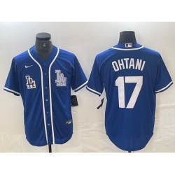 Men Los Angeles Dodgers 17 Shohei Ohtani Blue Cool Base Stitched Baseball Jersey Men Los Angeles Dodgers 17 Shohei Ohtani Blue Cool Base Stitched Baseball Jersey