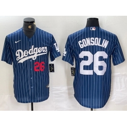 Men Los Angeles Dodgers 26 Tony Gonsolin Blue Cool Base Stitched Baseball Jersey 7 Men Los Angeles Dodgers 26 Tony Gonsolin Blue Cool Base Stitched Baseball Jersey 7