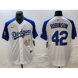 Men Los Angeles Dodgers 42 Jackie Robinson White Blue Vin Patch Cool Base Stitched Baseball Jersey 1 Men Los Angeles Dodgers 42 Jackie Robinson White Blue Vin Patch Cool Base Stitched Baseball Jersey 1