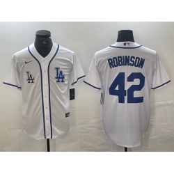 Men Los Angeles Dodgers 42 Jackie Robinson White  Cool Base Stitched Baseball Jersey Men Los Angeles Dodgers 42 Jackie Robinson White  Cool Base Stitched Baseball Jersey