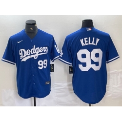 Men Los Angeles Dodgers 99 Joe Kelly Blue City Connect Cool Base Stitched Baseball Jersey 11 Men Los Angeles Dodgers 99 Joe Kelly Blue City Connect Cool Base Stitched Baseball Jersey 11