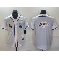 Men Los Angeles Dodgers Gig logo White Cool Base Stitched Baseball Jersey 1 Men Los Angeles Dodgers Gig logo White Cool Base Stitched Baseball Jersey 1