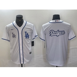 Men Los Angeles Dodgers Gig logo White Cool Base Stitched Baseball Jersey 4 Men Los Angeles Dodgers Gig logo White Cool Base Stitched Baseball Jersey 4