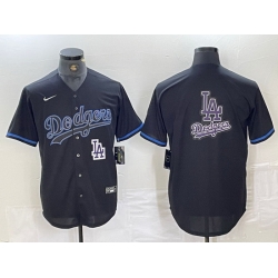 Men Los Angeles Dodgers Team Big Logo Black Cool Base Stitched Baseball Jersey Men Los Angeles Dodgers Team Big Logo Black Cool Base Stitched Baseball Jersey
