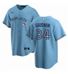 Men Toronto Blue Jays 34 Kevin Gausman Light Blue Cool Base Stitched Baseball Jersey Men Toronto Blue Jays 34 Kevin Gausman Light Blue Cool Base Stitched Baseball Jersey