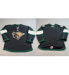 Men Utah Grizzlies AK Blank Black Stitched Hockey Jersey Men Utah Grizzlies AK Blank Black Stitched Hockey Jersey
