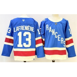 Men New York Rangers 13 Alexis Lafreniere Blue 2025 Stitched Hockey Jersey Men New York Rangers 13 Alexis Lafreniere Blue 2025 Stitched Hockey Jersey