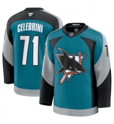 Men San Jose Sharks 71 Macklin Celebrini Teal 2025 Alternate Stitched Hockey Jersey Men San Jose Sharks 71 Macklin Celebrini Teal 2025 Alternate Stitched Hockey Jersey