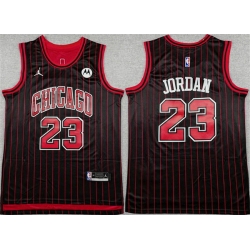 Men Chicago Bulls 23 Michael Jordan Black 2024 25 City Edition Stitched Basketball Jersey