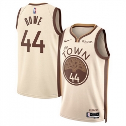 Men Golden State Warriors 44 Jackson Rowe Tan 2025 26 City Edition Stitched Basketball Jersey