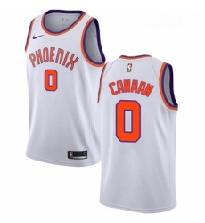 Youth Nike Phoenix Suns 0 Isaiah Canaan Swingman White NBA Jersey Association Edition 