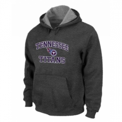 NFL Mens Nike Tennessee Titans Heart Soul Pullover Hoodie Dark Grey