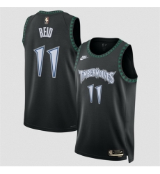 Men Minnesota Timberwolves 11 Naz Reid Black 2025 Classic Edition Stitched Jersey Men Minnesota Timberwolves 11 Naz Reid Black 2025 Classic Edition Stitched Jersey