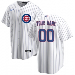 Men Women Youth Toddler CHICAGO CUBS Custom Stitched Jersey White Strips