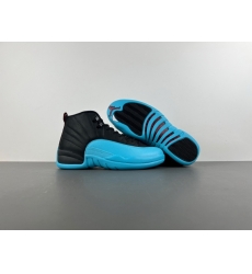 Air Jordan 12 Gamma Blue Men Shoes 130690 027