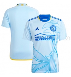 Men's Atlanta United FC adidas Light Blue 2024 The Resurgens Kit Replica Jersey