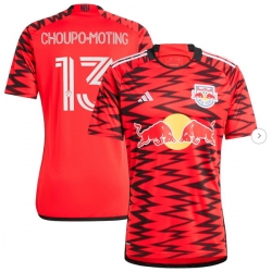 Men New York Red Bulls Eric Maxim Choupo Moting adidas Red 2024 Legacy Replica Player Jersey