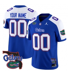 Men Women Youth Florida Gators 2024 Florida Patch Vapor Limited Custom Jersey All Stitched Royal Alternate