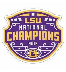 LSU Tigers 2019 National Champions Patch Biaog