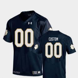 Men Women Youth Toddler Notre Dame Fighting Irish Custom 00 Navy College Football Replica Jersey