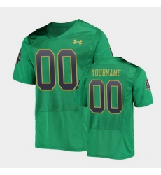 Men Women Youth Toddler Notre Dame Fighting Irish Custom College Football Green Replica Jersey