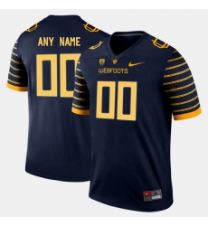 Men Women Youth Toddler Oregon Ducks Custom College Limited Football Navy Jersey
