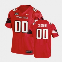 Men Women Youth Toddler Texas Tech Red Raiders Custom Replica Red Football Team Jersey