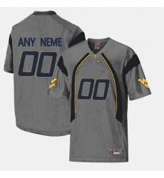Men Women Youth Toddler West Virginia Mountaineers Custom College Limited Football Gray Jersey Men Women Youth Toddler West Virginia Mountaineers Custom College Limited Football Gray Jersey