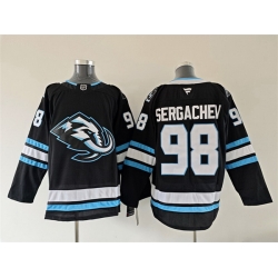 Men Utah Mammoth 98 Mikhail Sergachev Navy 2025 Stitched Jersey Men Utah Mammoth 98 Mikhail Sergachev Navy 2025 Stitched Jersey