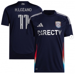 Mens San Diego FC Hirving Lozano adidas Navy 2025 State of Flow Replica Player Jersey